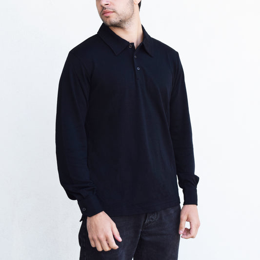 Long-Sleeved Men's Polo Shirt