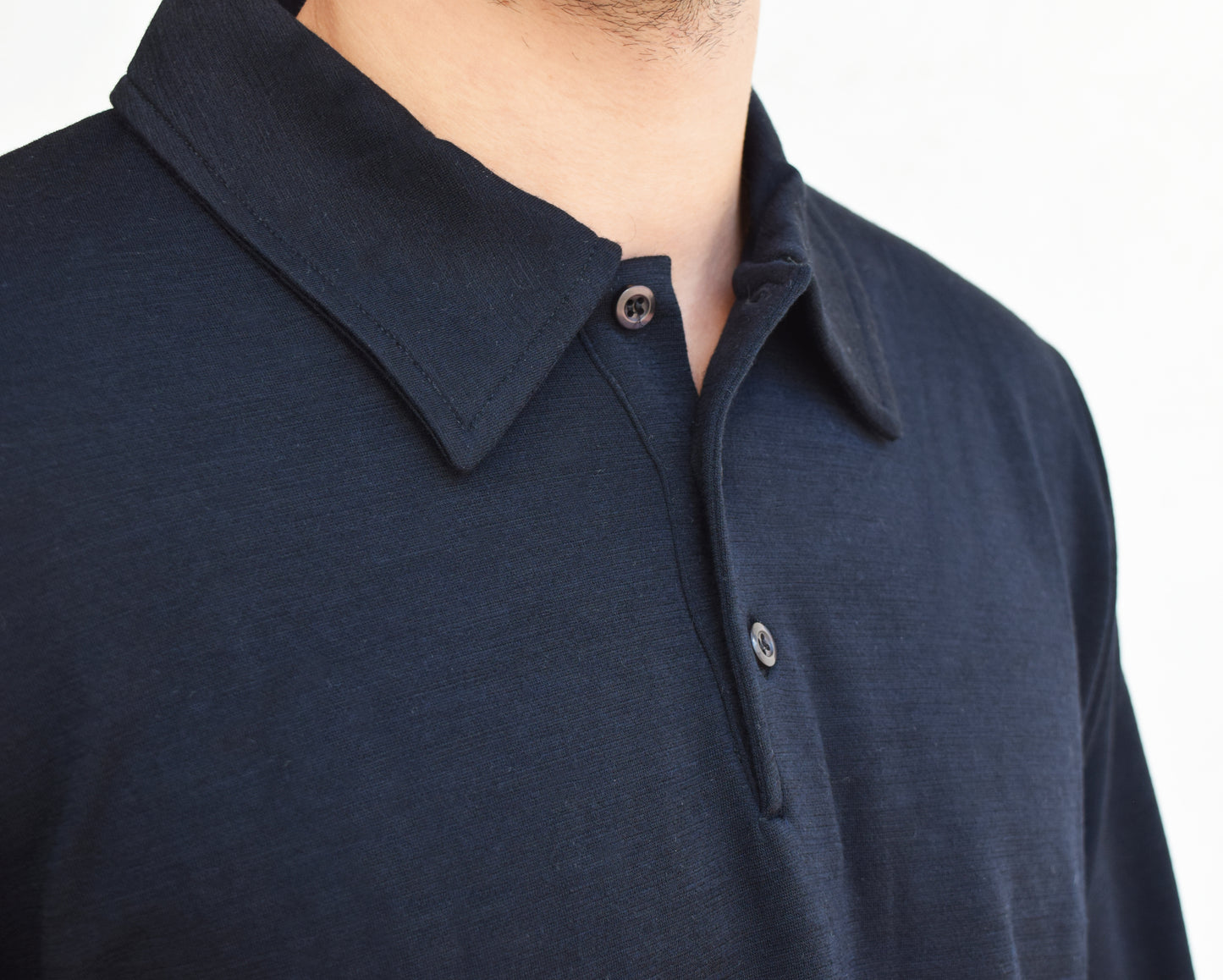 Long-Sleeved Men's Polo Shirt