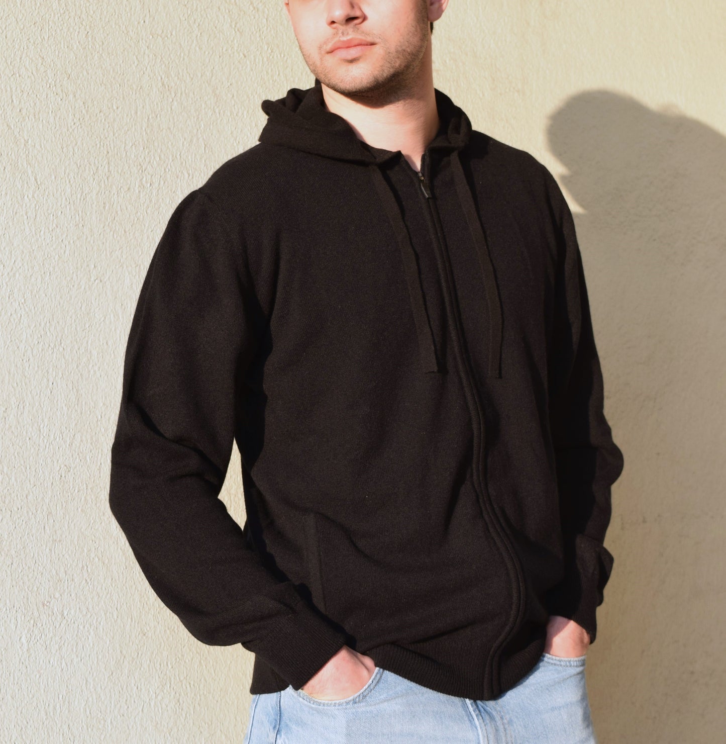 Hoodie Knit Full-zip Men's