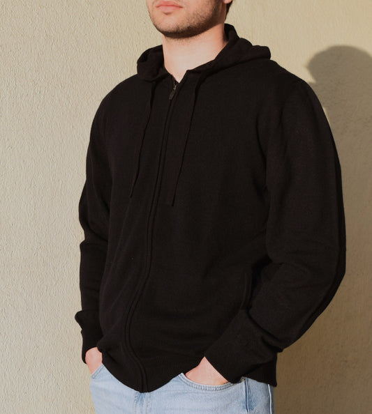 Hoodie Knit Full-zip Men's