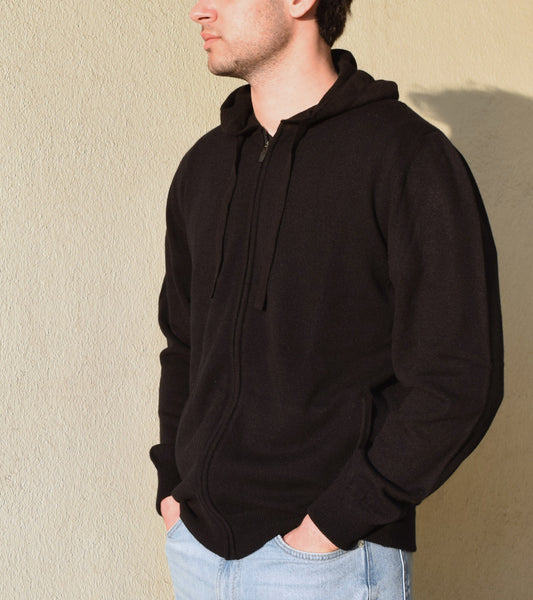 Hoodie Knit Full-zip Men's