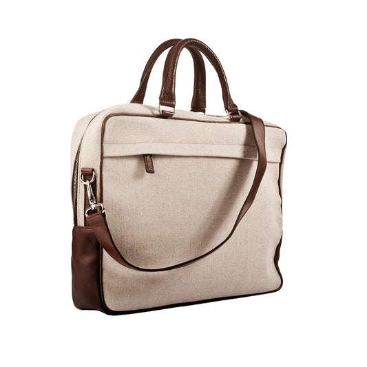 Brief Case - Natural Linen