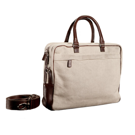 Brief Case - Natural Linen