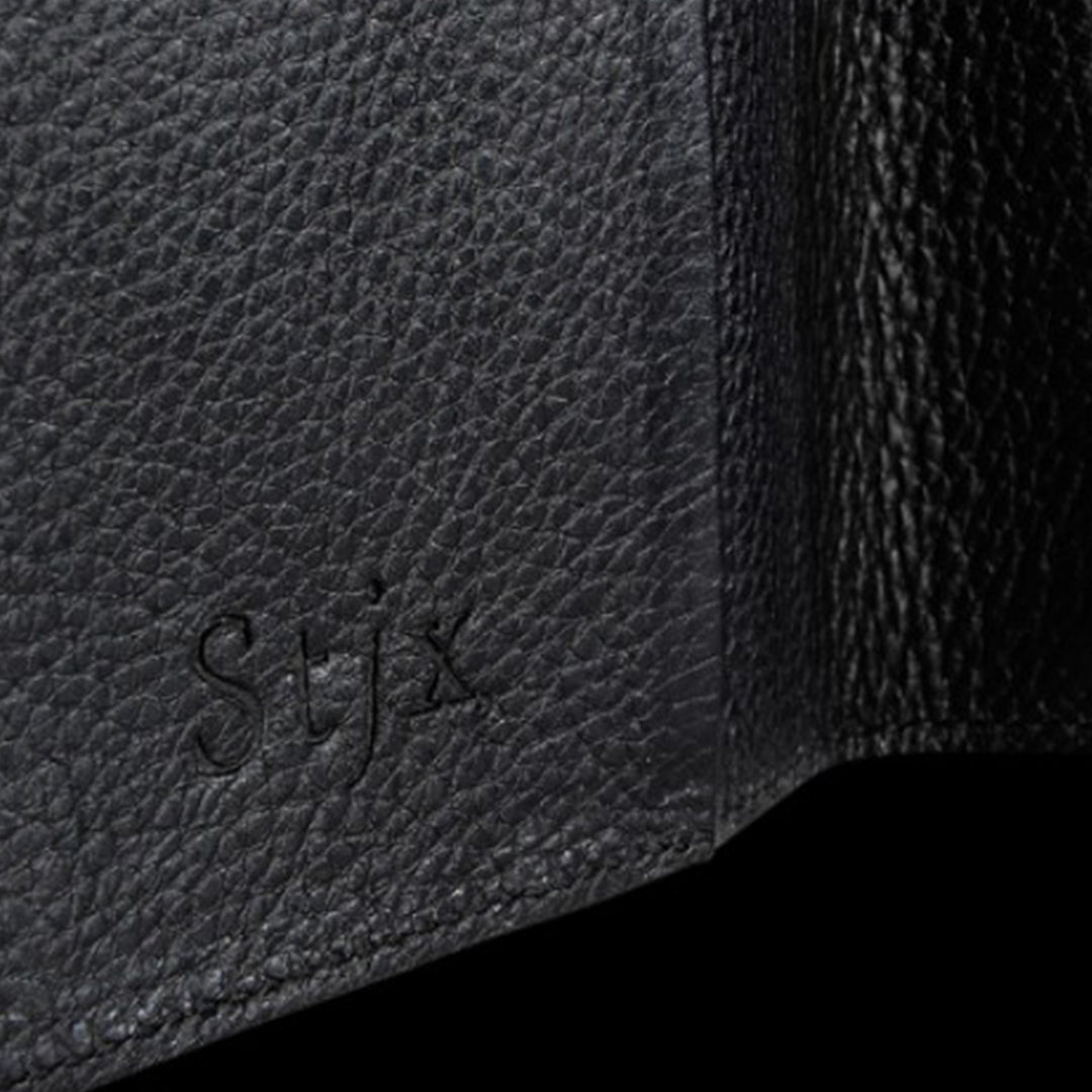 Leather Passport Holder - Black