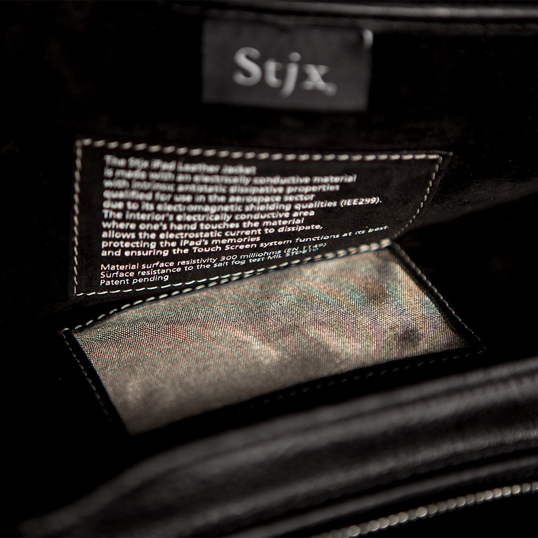 iPad Leather Jacket No.2 - Black