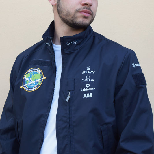 SOLAR IMPULSE Round the World Blue Lightweight Pilot Jacket