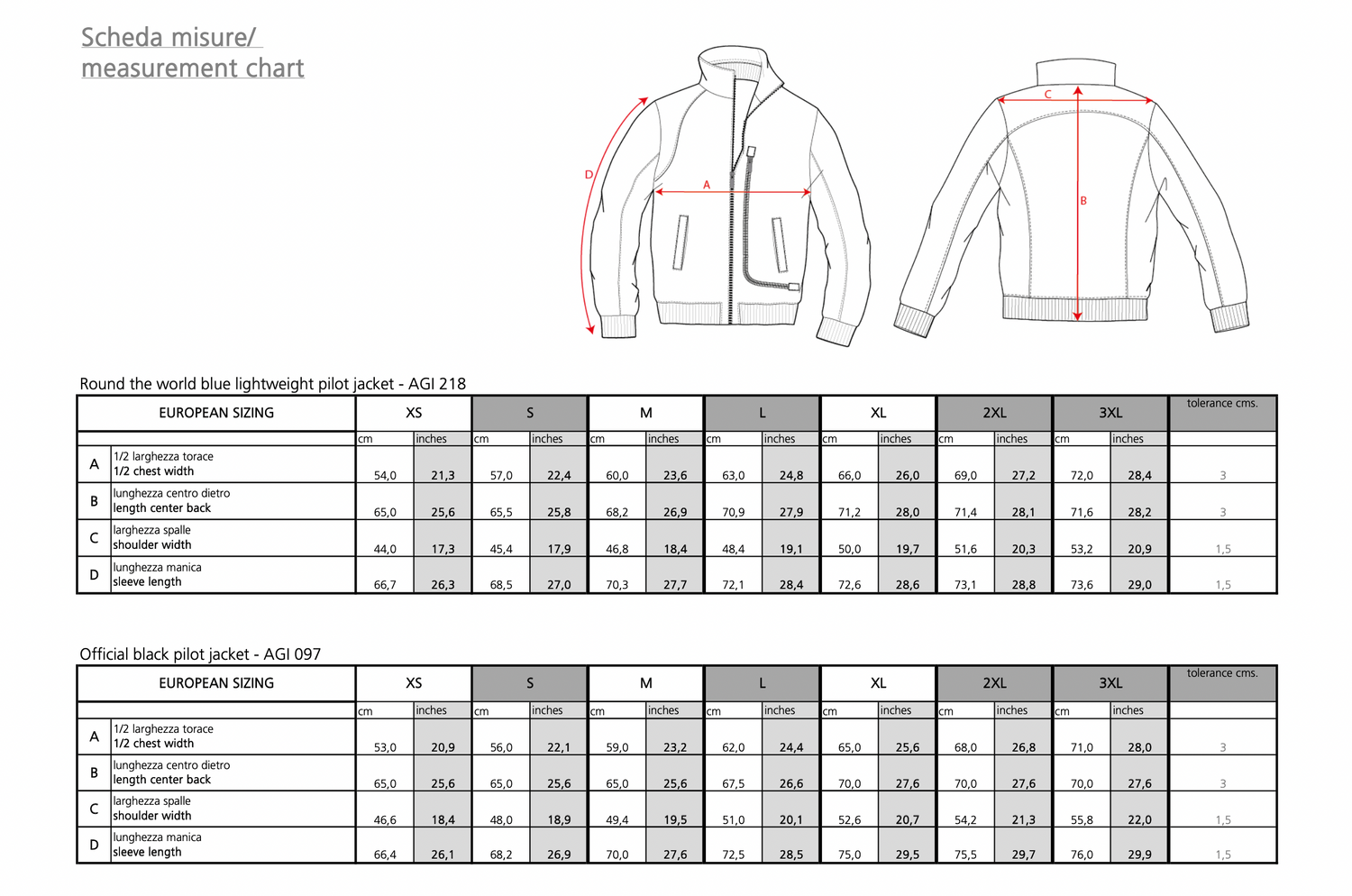 Stx Size Guide Measurement Chart – Stjx