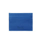 Leather Credit Card Holder - Blue