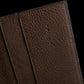 Leather Passport Holder - Brown