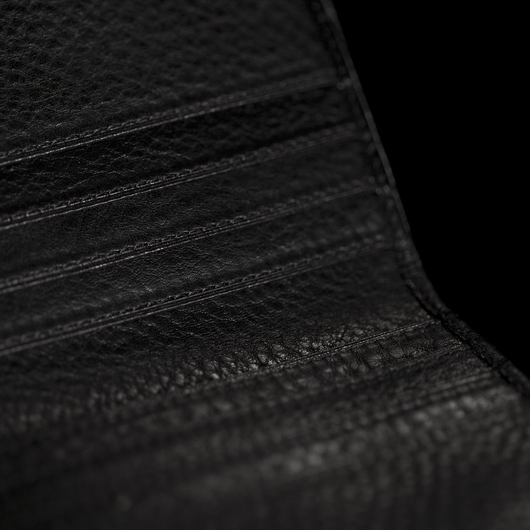 Leather Wallet No.2 - Black