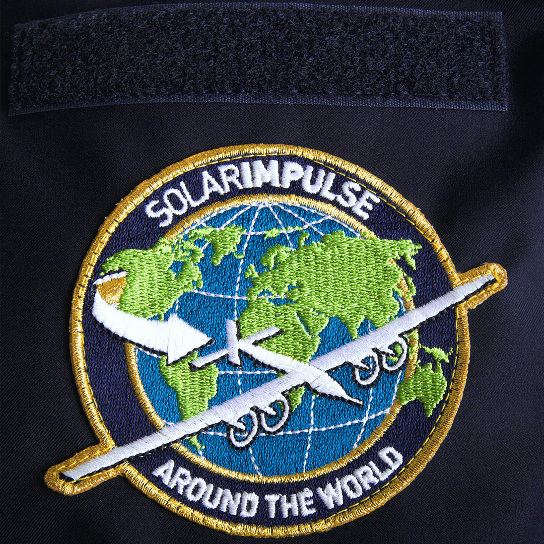 SOLAR IMPULSE Round the World Blue Lightweight Pilot Jacket