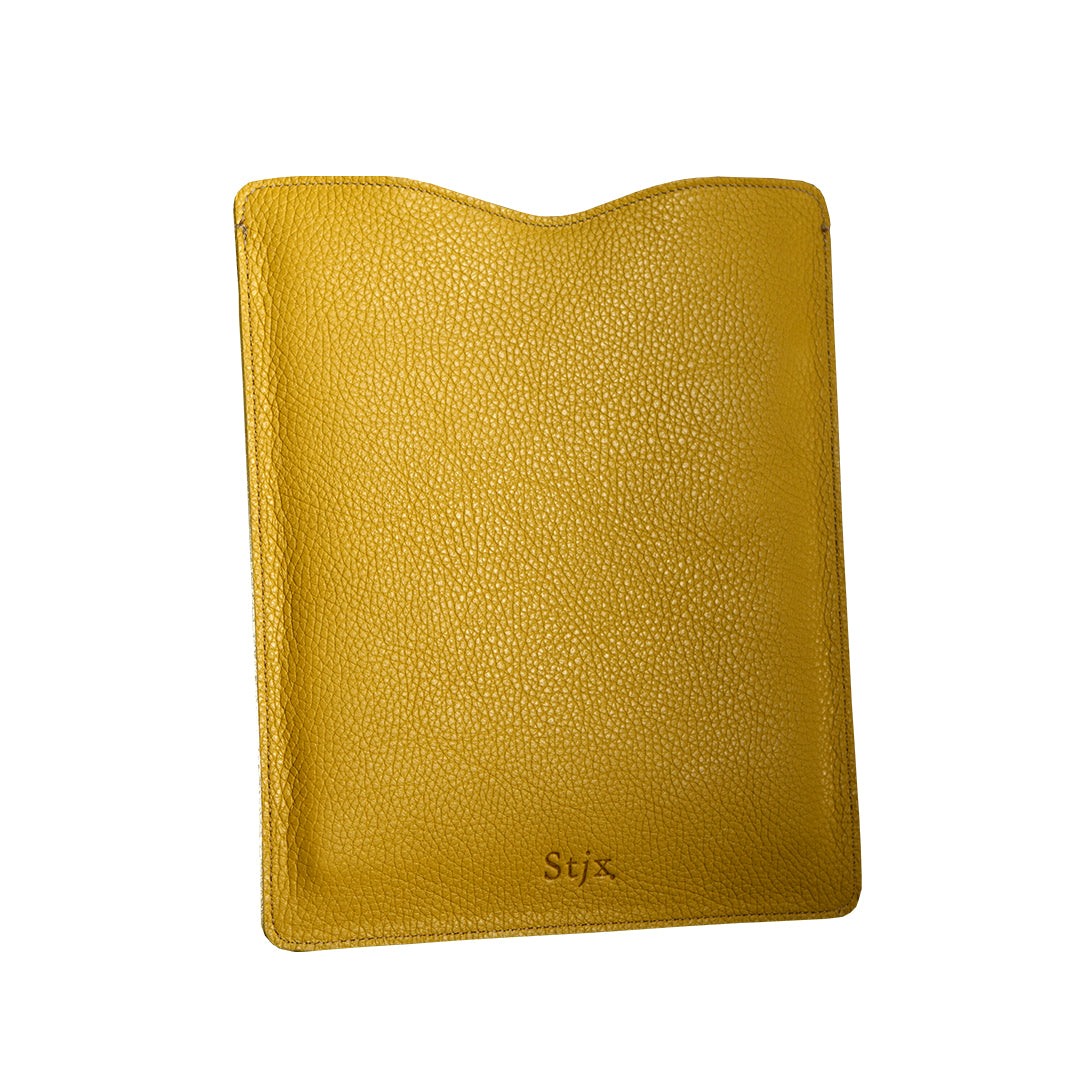 iPad Leather Jacket No.3 - Yellow