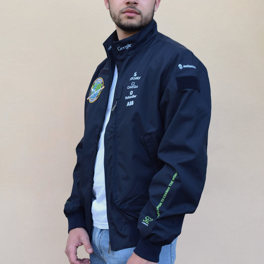 SOLAR IMPULSE Round the World Blue Lightweight Pilot Jacket