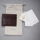 Leather Credit Card Holder - Brown