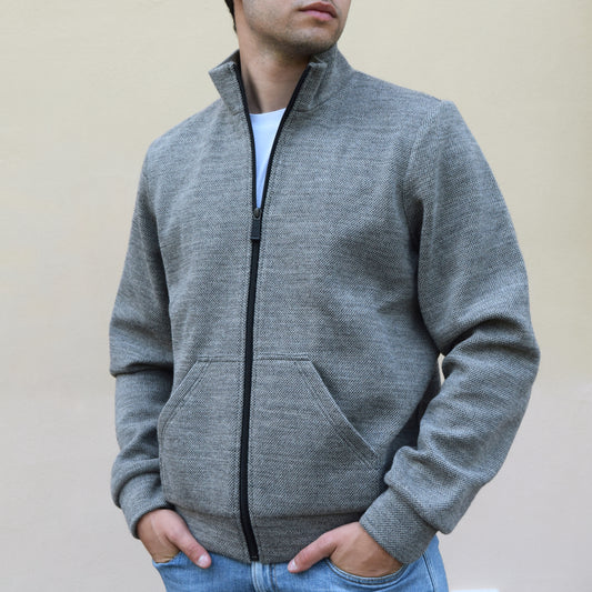 Windproof Wool Fleece - Grey