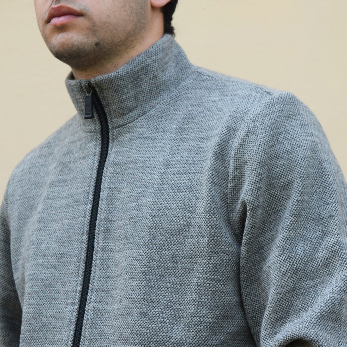 Windproof Wool Fleece - Grey