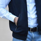 Windproof Wool Gilet - Blue